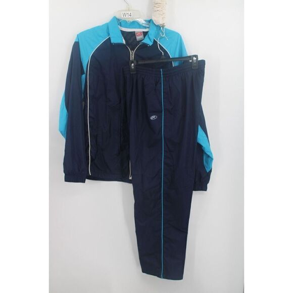 Vintage Rawlings Men’s SIZE L Tracksuit Warm Up Jacket & Pants Zip-up - Picture 1 of 16